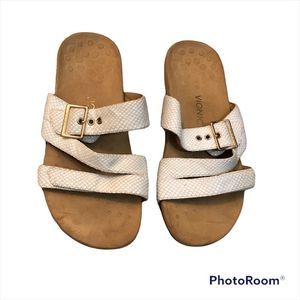Vionic buckle strap comfort sandals.